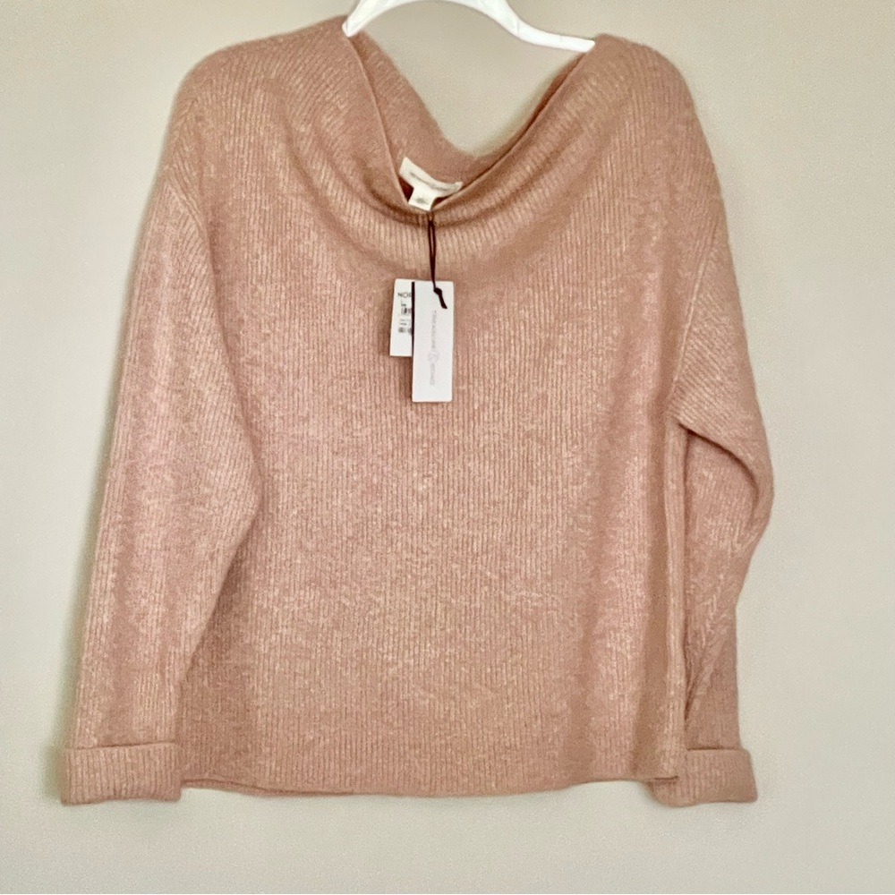 Treasure & Bond off the Shoulder Sweater Nordstrom Woman’s Size L Pink Smoke - Picture 10 of 16